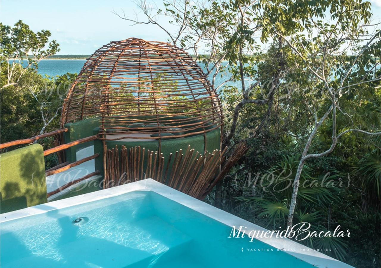 Casa Pibe, Private Jacuzzi, Pier And Rooftop Villa Bacalar Exterior photo
